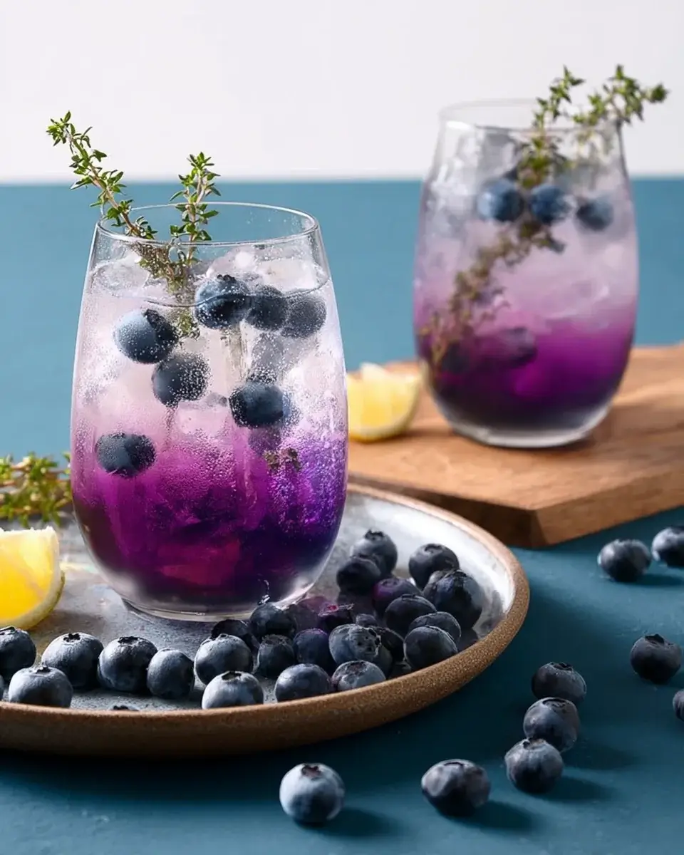 Blaubeer-Thymian-Gin-Fizz: Ein erfrischendes Rezept!