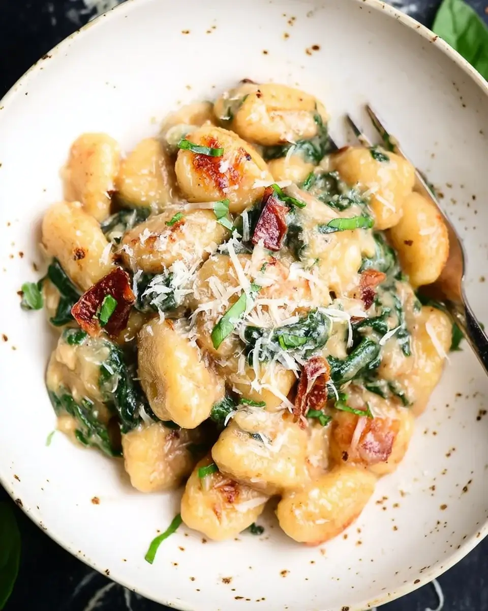 Cremige Gnocchi mit Spinat und Parmesan: So einfach geht’s!