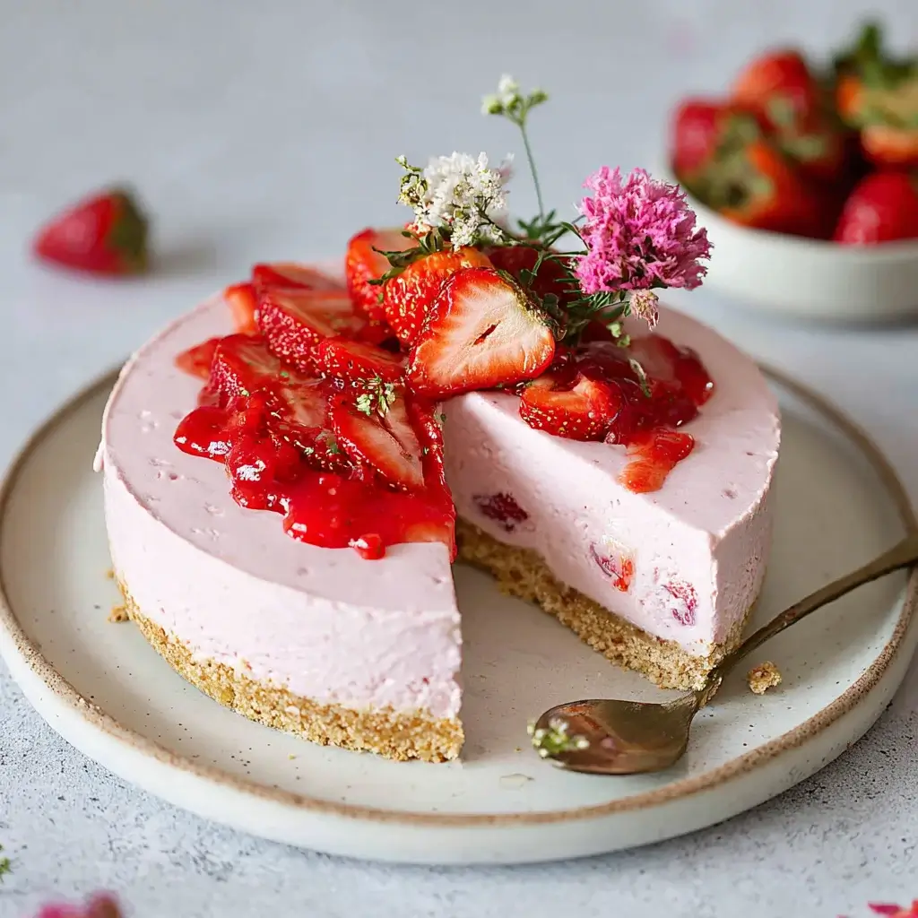 Erdbeer-Cheesecake ohne Backen: Köstliches Rezept entdecken!