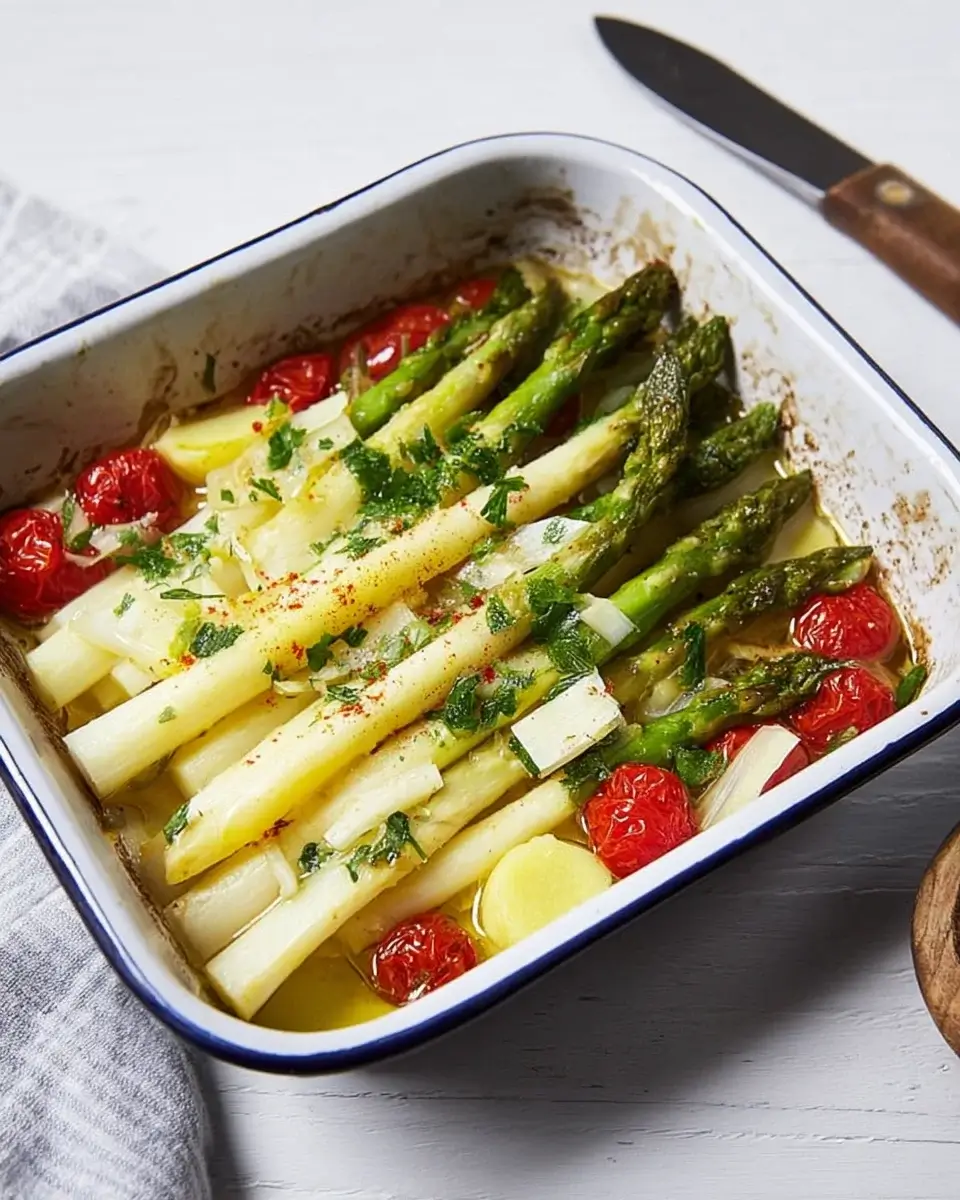 Grüner Spargel aus dem Ofen: Ein Rezept für Genuss!