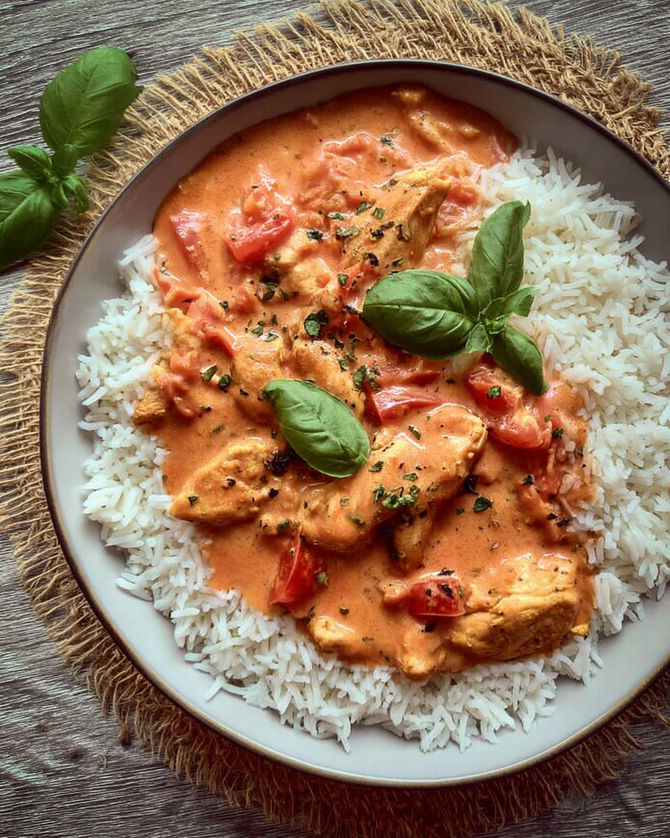 Hähnchen mit Reis und Tomatensauce: Ein Genuss für alle!