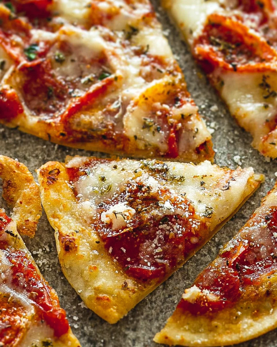 Knusprige Tortilla-Pizza aus der Heißluftfritteuse entdecken!