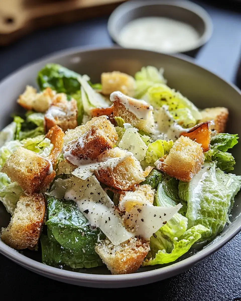 Knuspriger Caesar-Salat: Ein Rezept für Genuss pur!