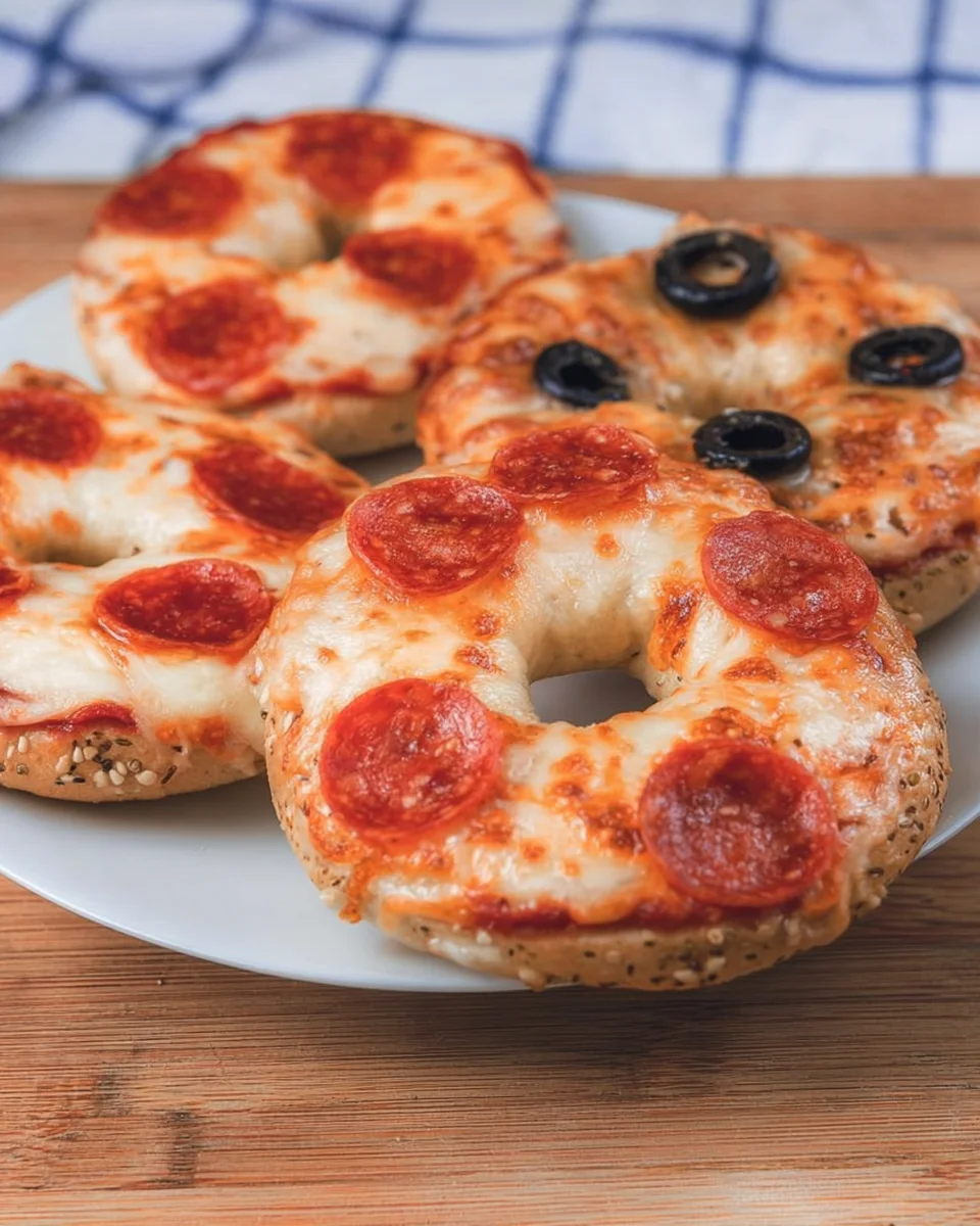 Pizza-Bagels: Schnelle Rezeptidee für die Heißluftfritteuse!
