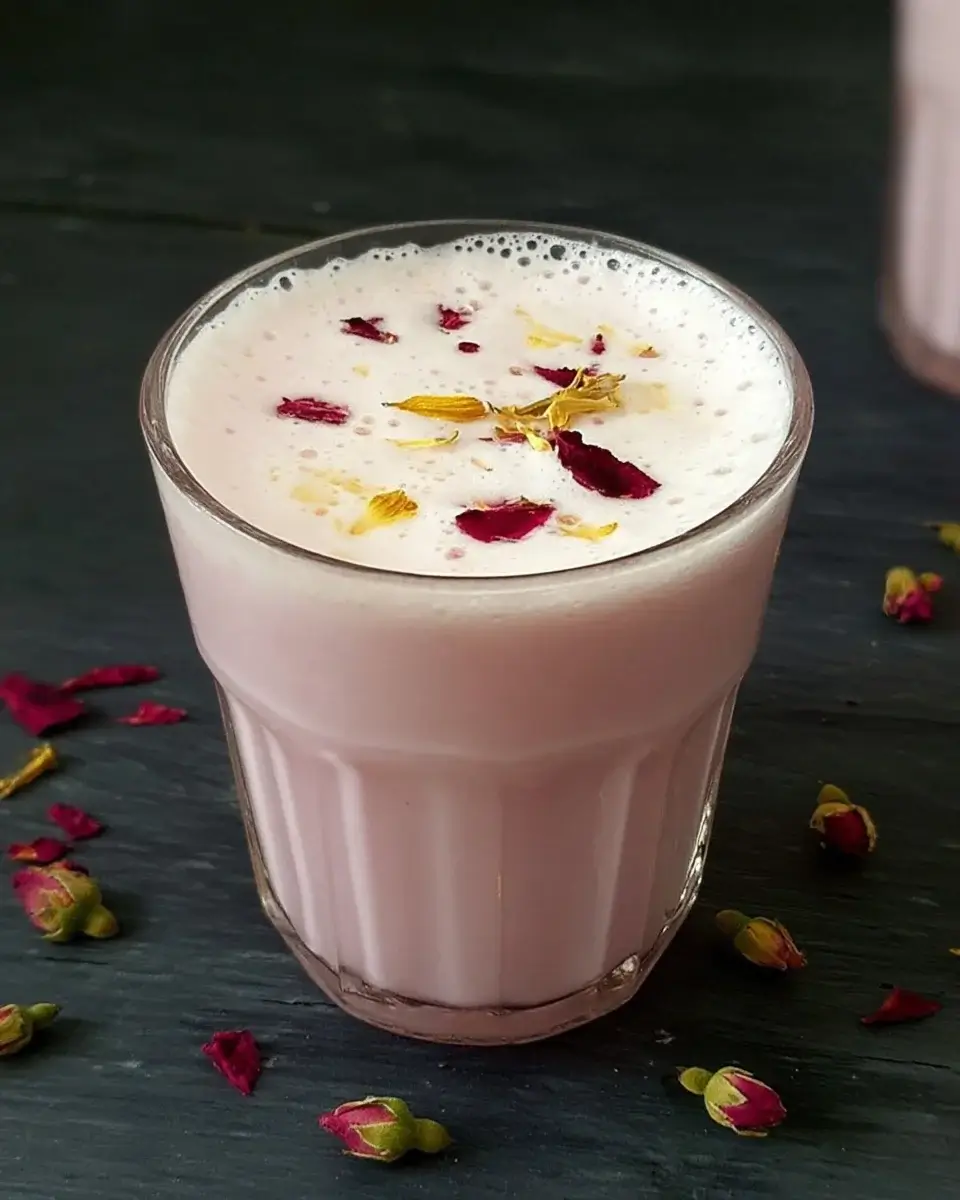 Rosen-Lassi: Erfrischendes Rezept für heiße Tage!