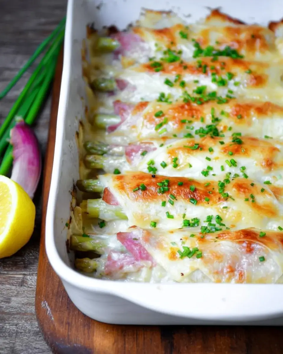 Spargel-Schinken-Blätterteigstrudel: Ein einfaches Rezept!