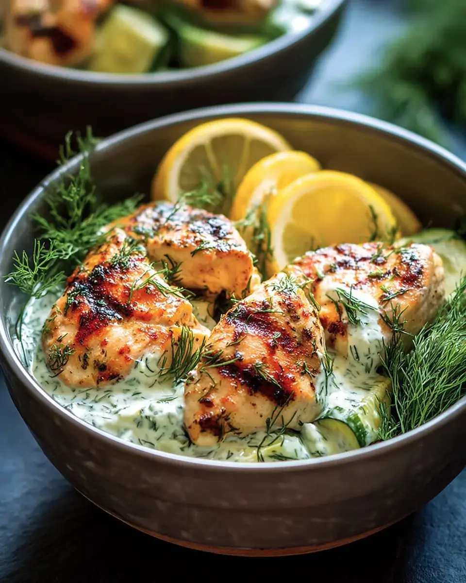Zitronen-Dill-Hühnchen mit Gemüse schnell genießen!