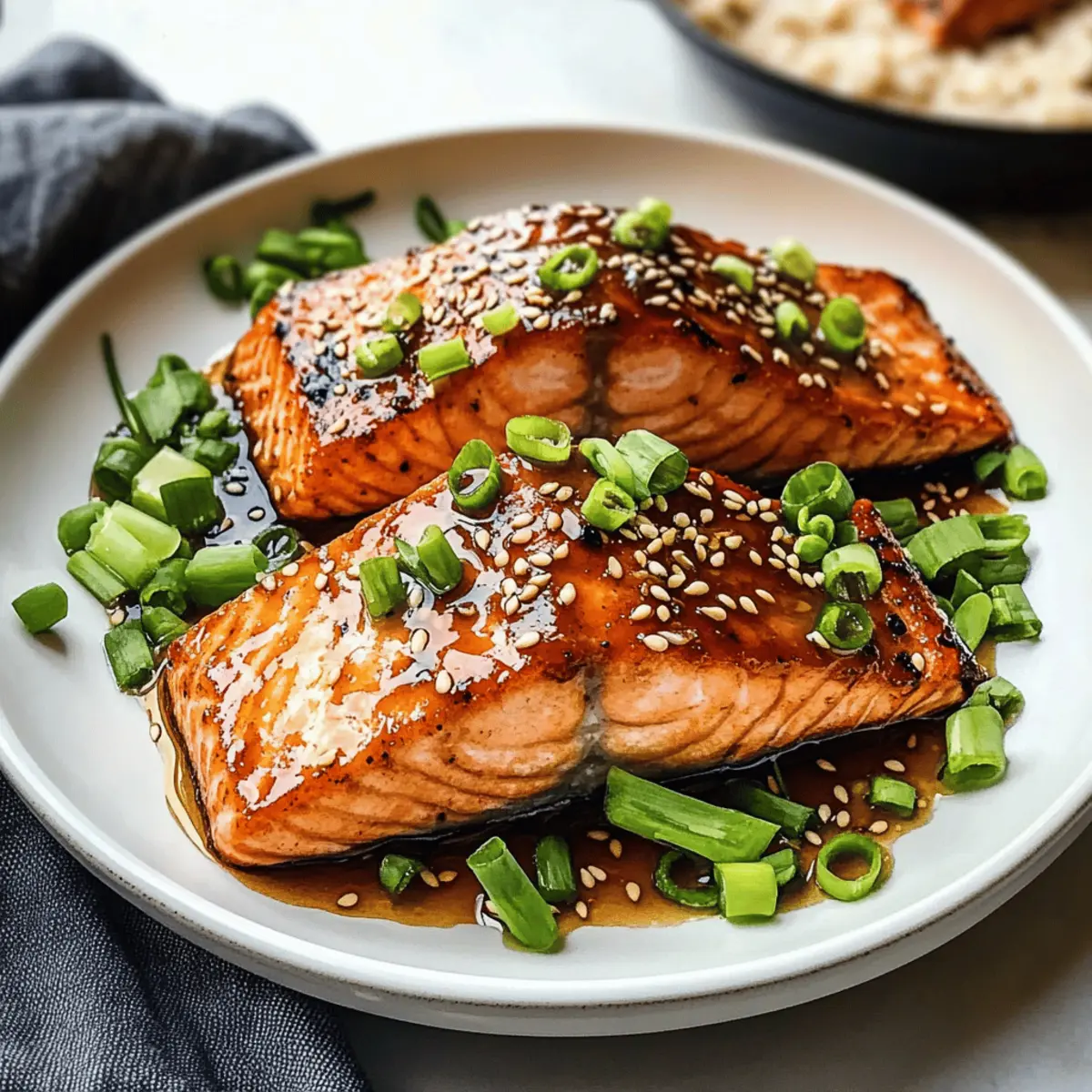 Miso-Glasierter Lachs für schnelles Dinner