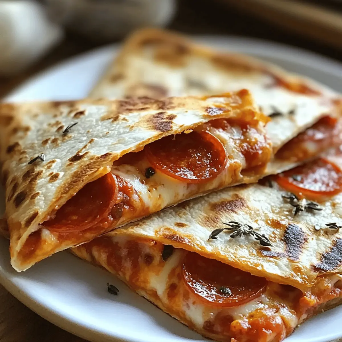 Pepperoni Pizzadillas: Schnell und lecker genießen
