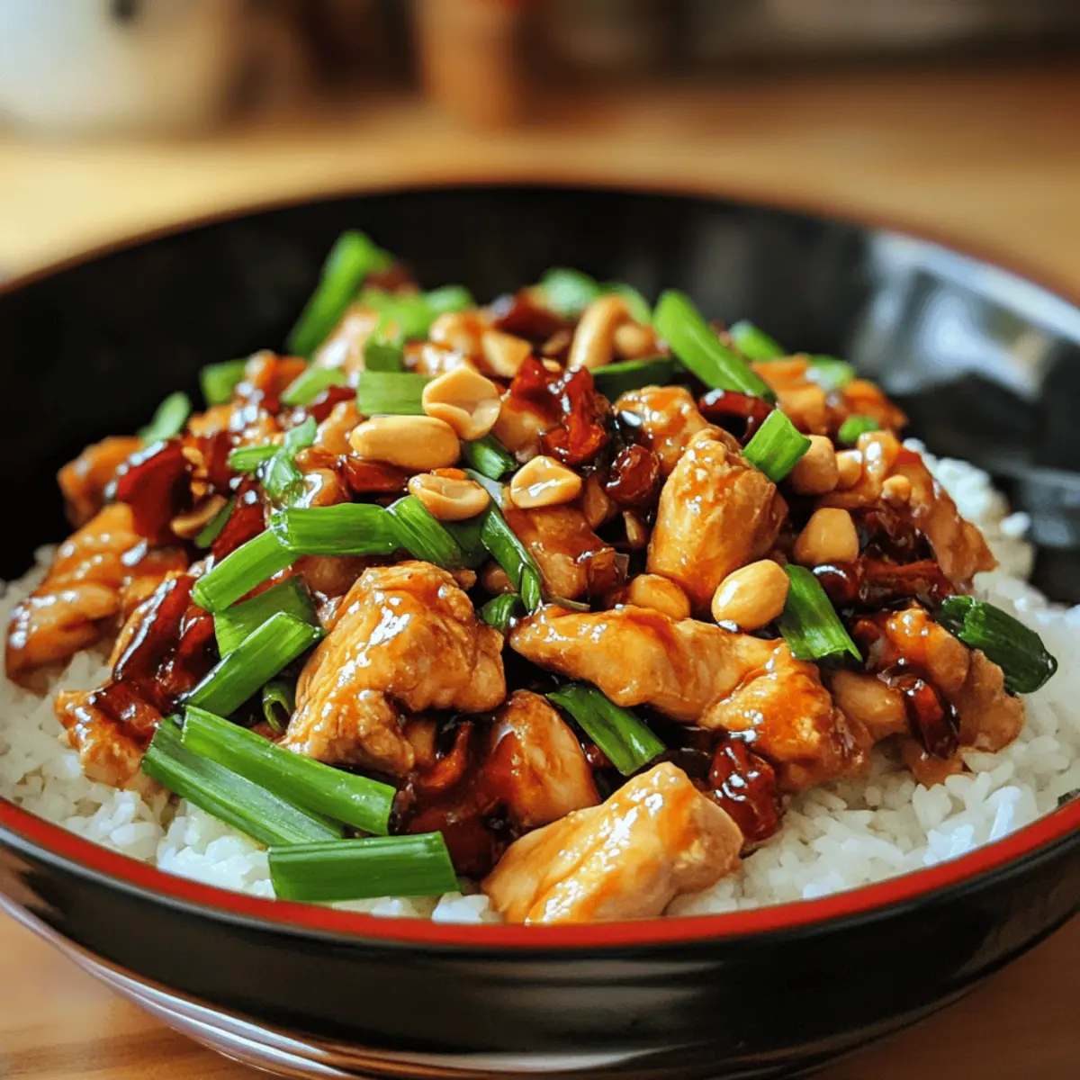 Leckeres Kung Pao Huhn im Handumdrehen zubereiten