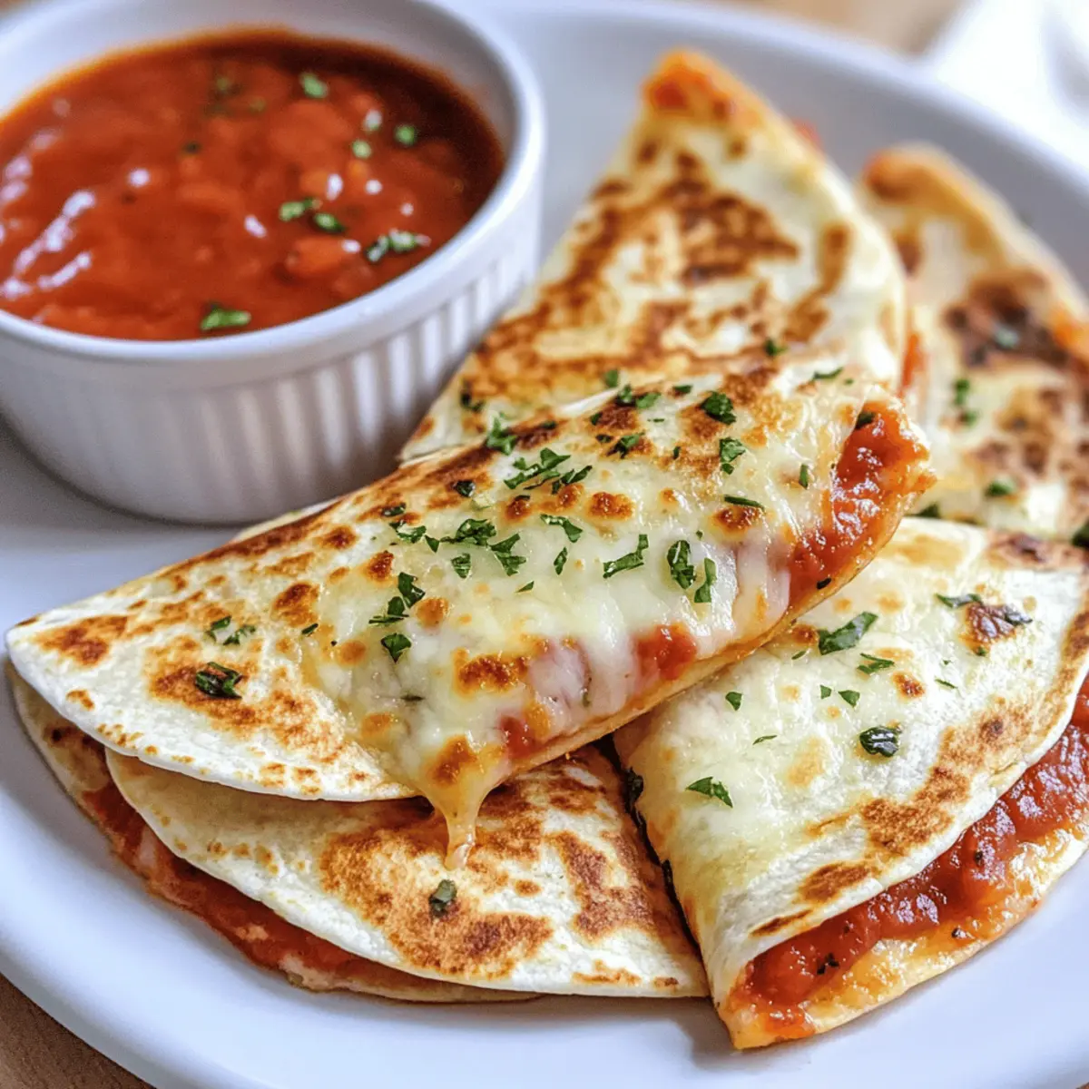 Pizza Quesadillas: Schnelle und köstliche Snack-Idee