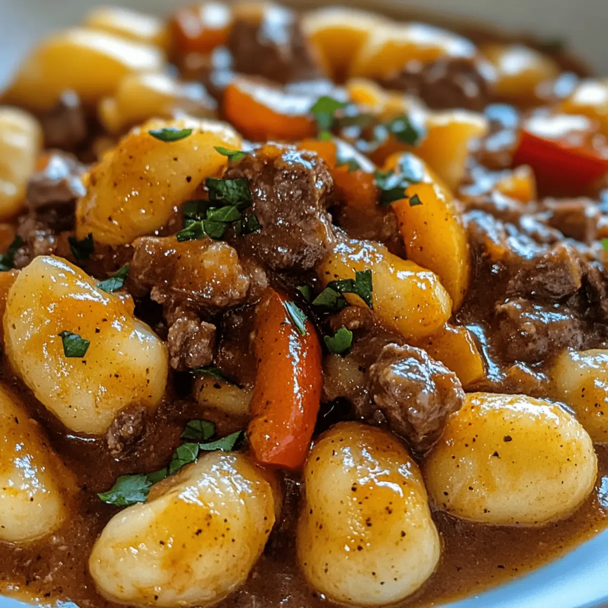 Gnocchi-Gulasch: Herzhaftes Wohlfühlessen für alle