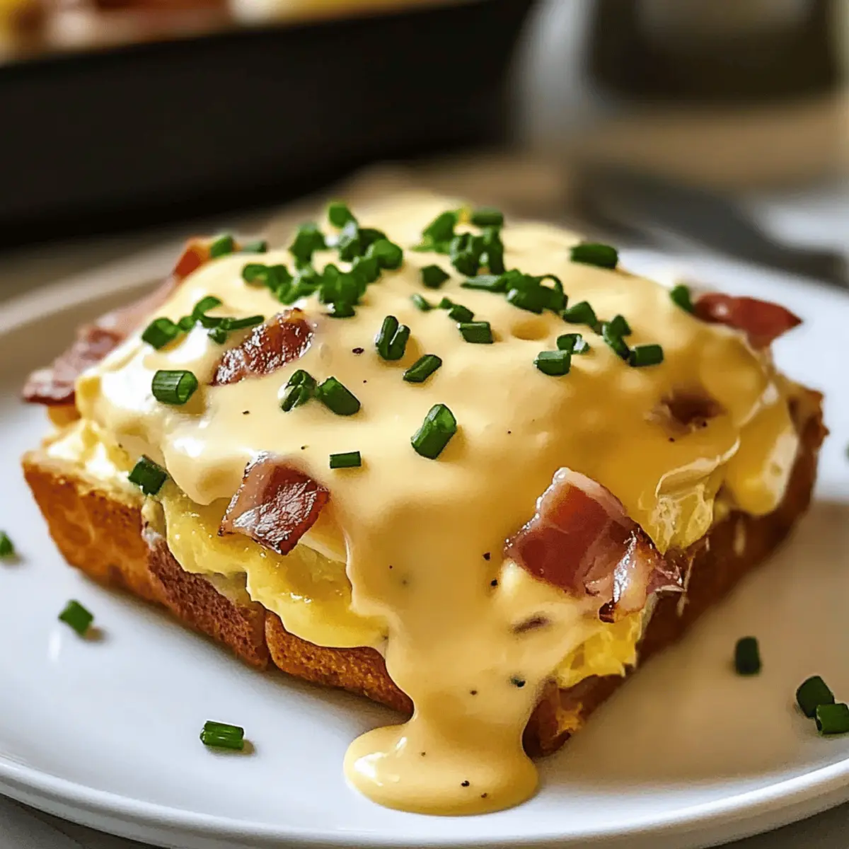 Eier Benedict Auflauf: Einfaches Brunch-Highlight