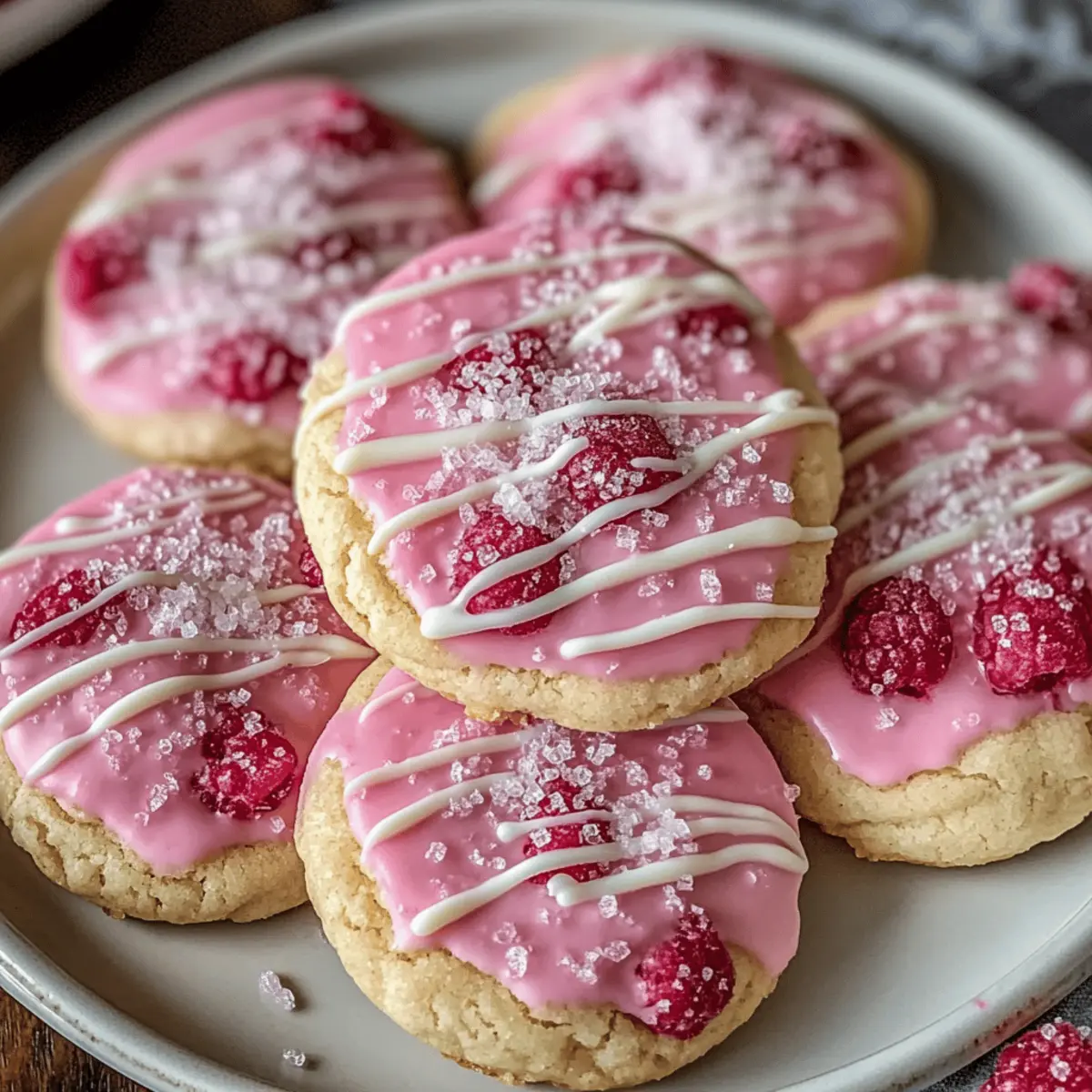 Himbeer-Zuckerkekse für den perfekten Snack