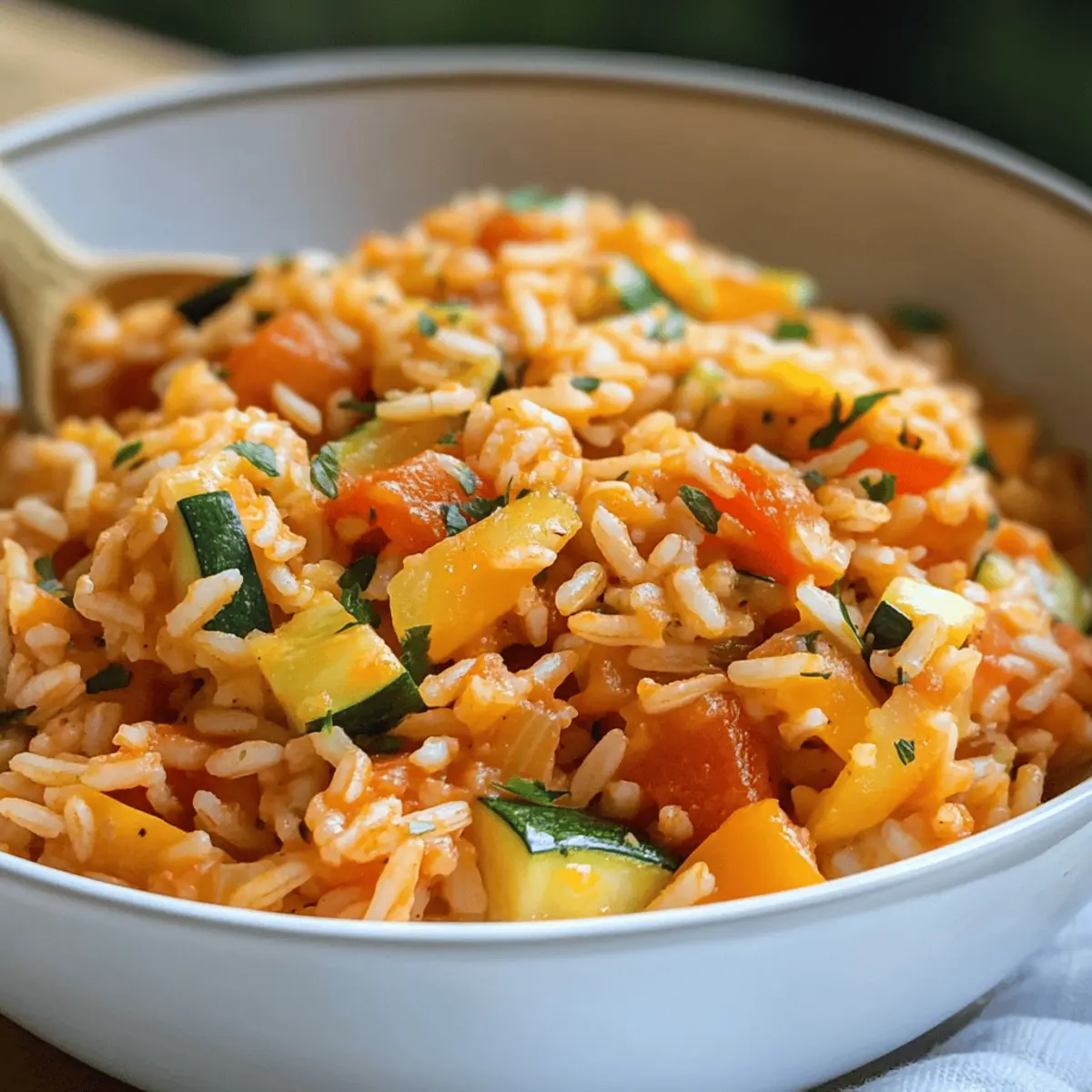 Zucchini-Tomaten-Reis für Schnelle Genießer