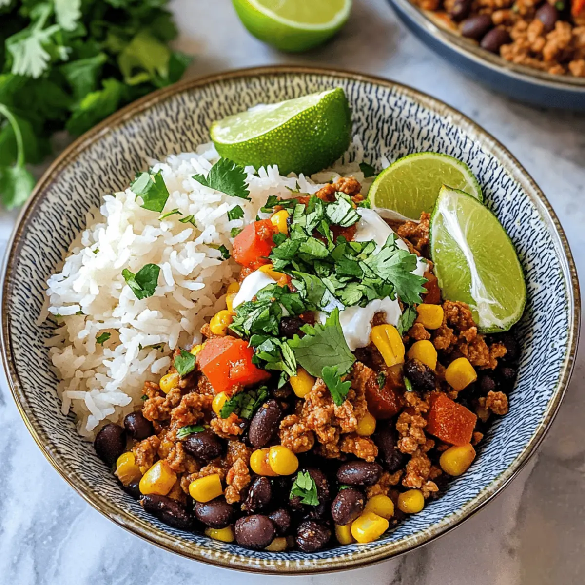 Schnelle Southwest Puten-Taco-Schalen für jeden Tag