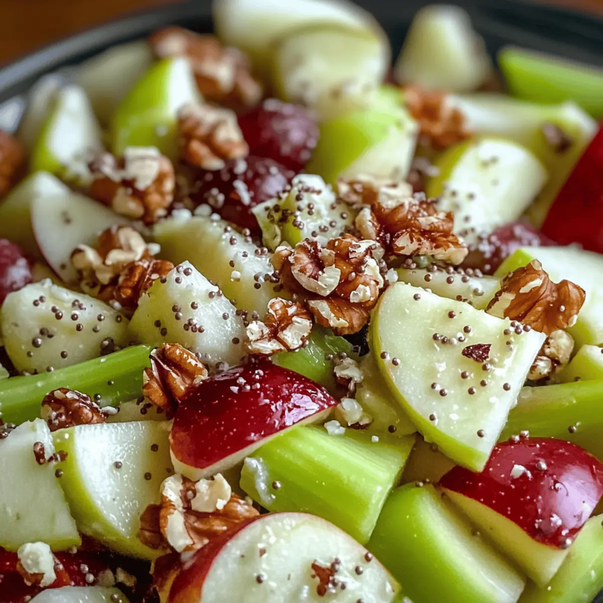 Erfrischender Apfelsalat für jeden Anlass