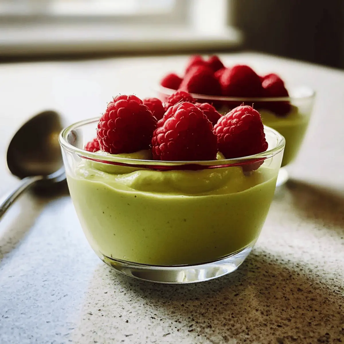 Matcha-Pudding mit Beeren für jeden Anlass