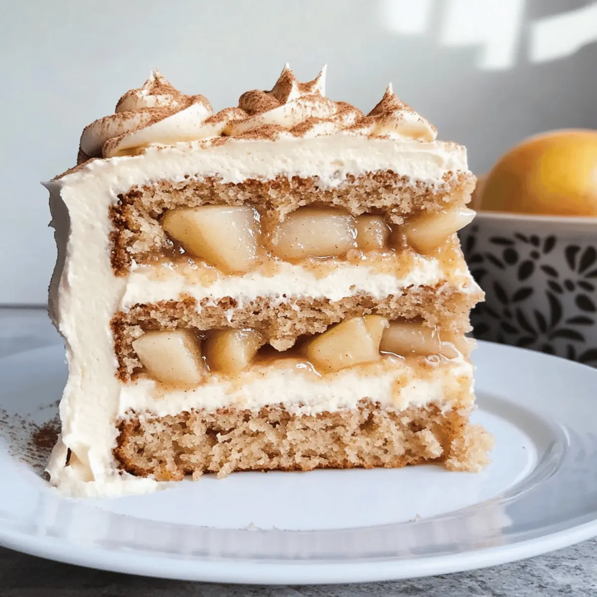 Bester Apfel-Zimt-Kuchen mit Buttercreme-Twist