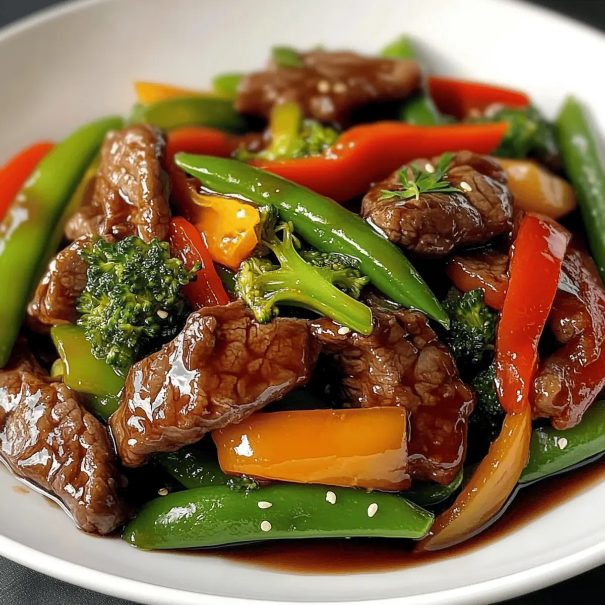 Gemüsepfanne Rind Teriyaki Soße für schnelle Abende
