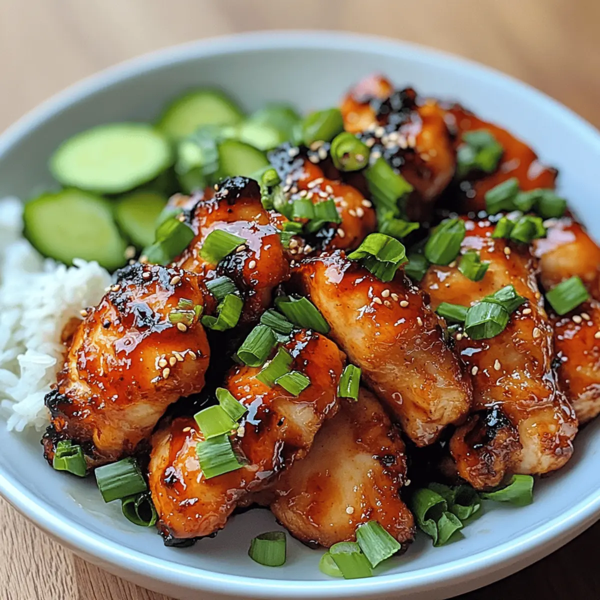 Klebrige Honig Gochujang Hähnchen für einen Wow-Effekt