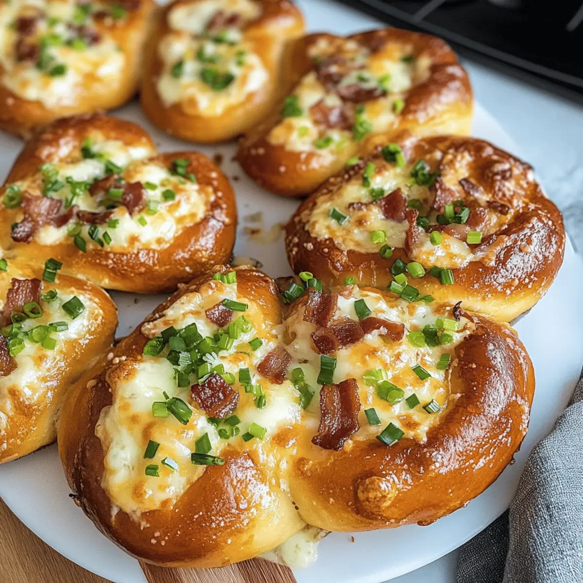 Flammkuchen Brezeln – Leckere Party-Snacks selbstgemacht
