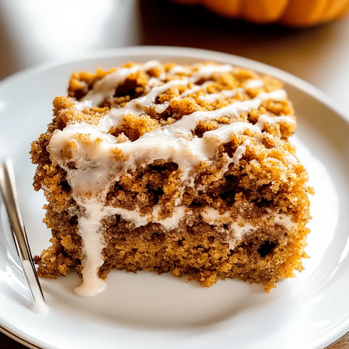 Kürbisgewürz-Kaffeekuchen mit knusprigem Topping