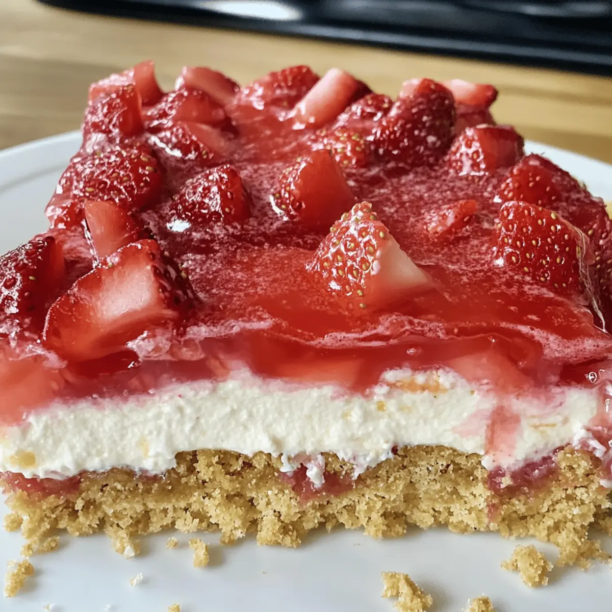 Erdbeer-Jello-Lasagne: Frisch und ganz einfach