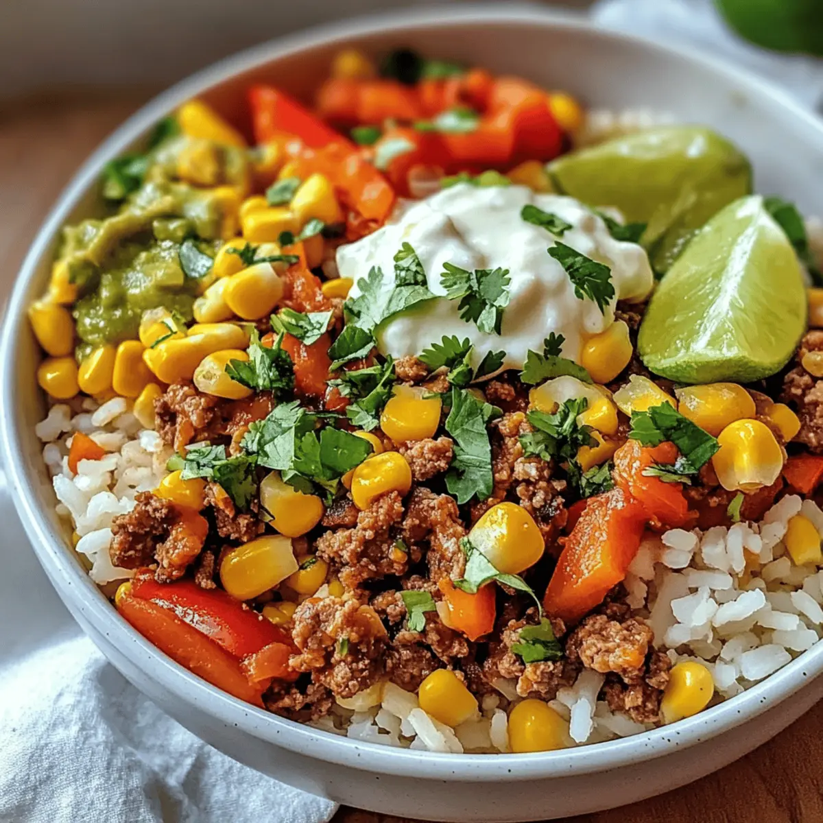 Taco-Reis-Schüssel: Gesund und vielfältig genießen