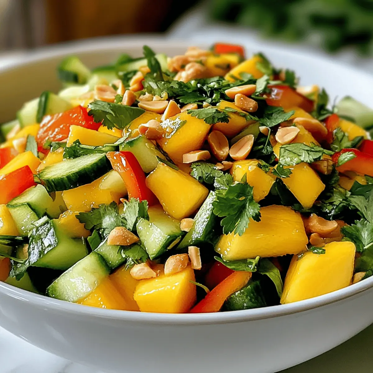 Thai-Mango-Salat Frisch und Spritzig Genießen