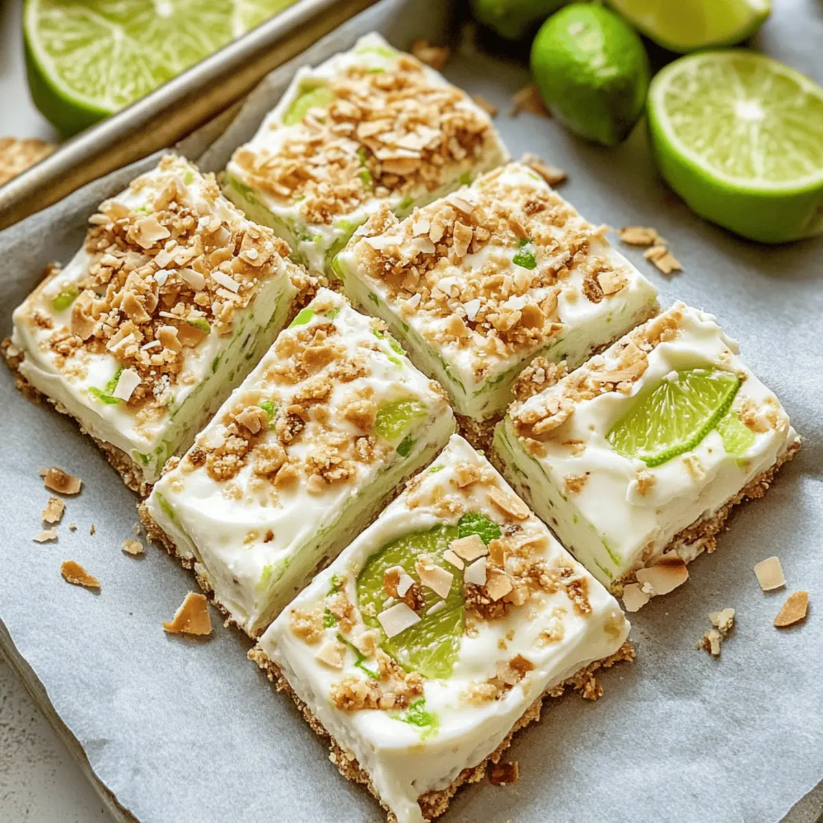 Key Lime Pie Joghurt Rinde für heiße Tage