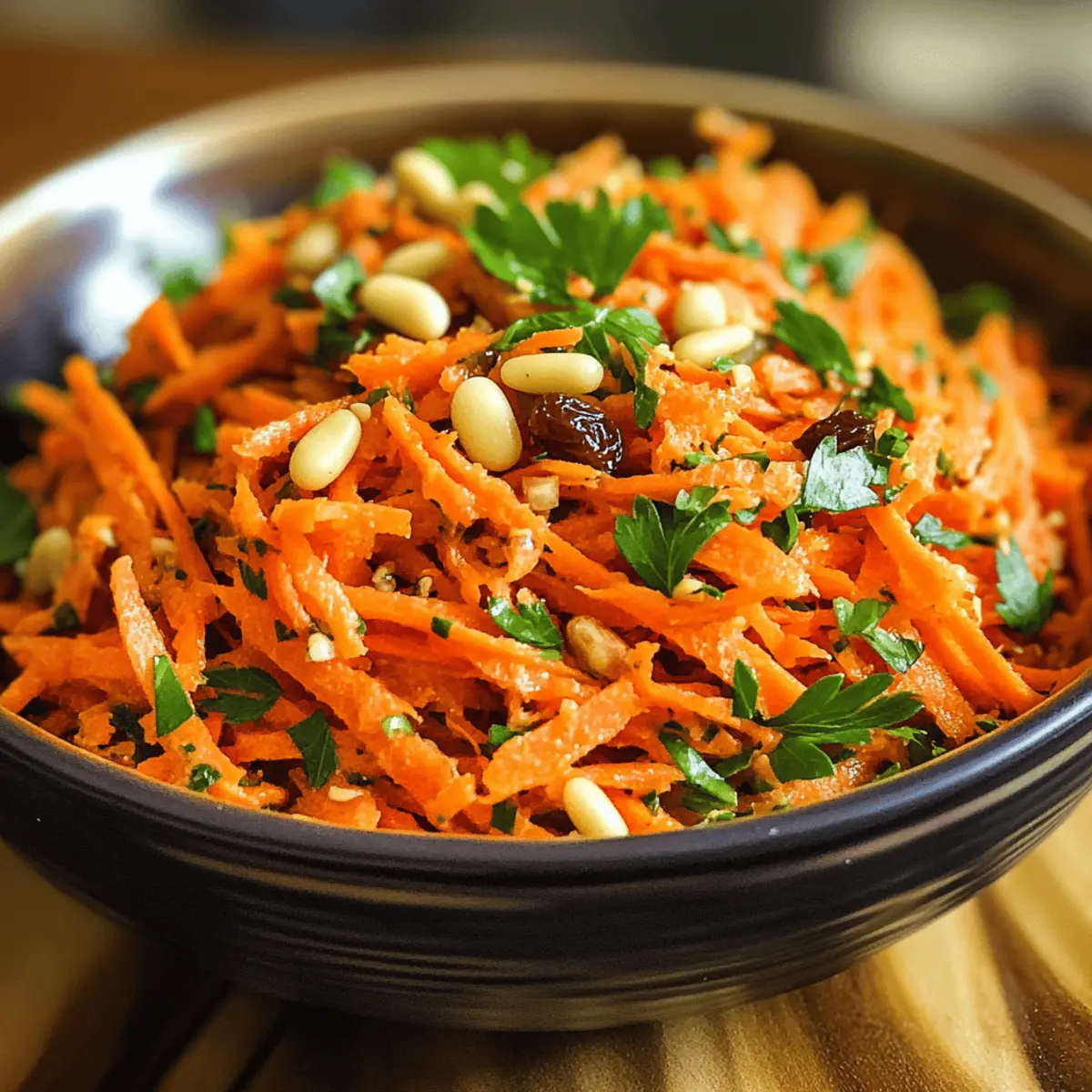 Geriebener Karottensalat für Frische und Gesundheit