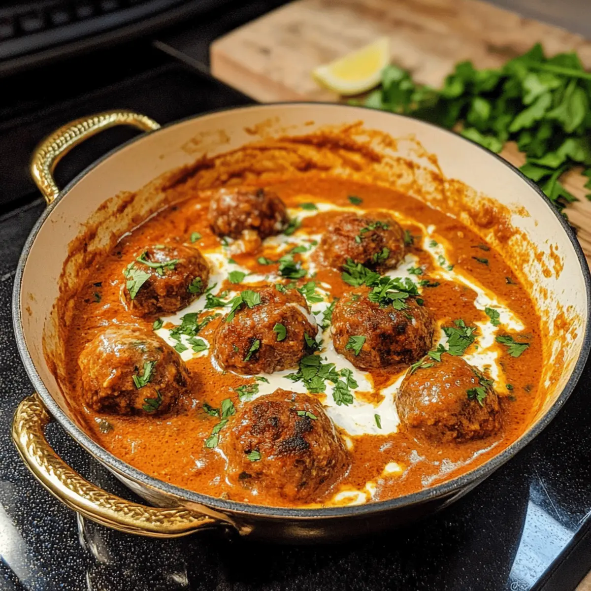 Kofta-Curry mit saftigen Rinderfleischbällchen