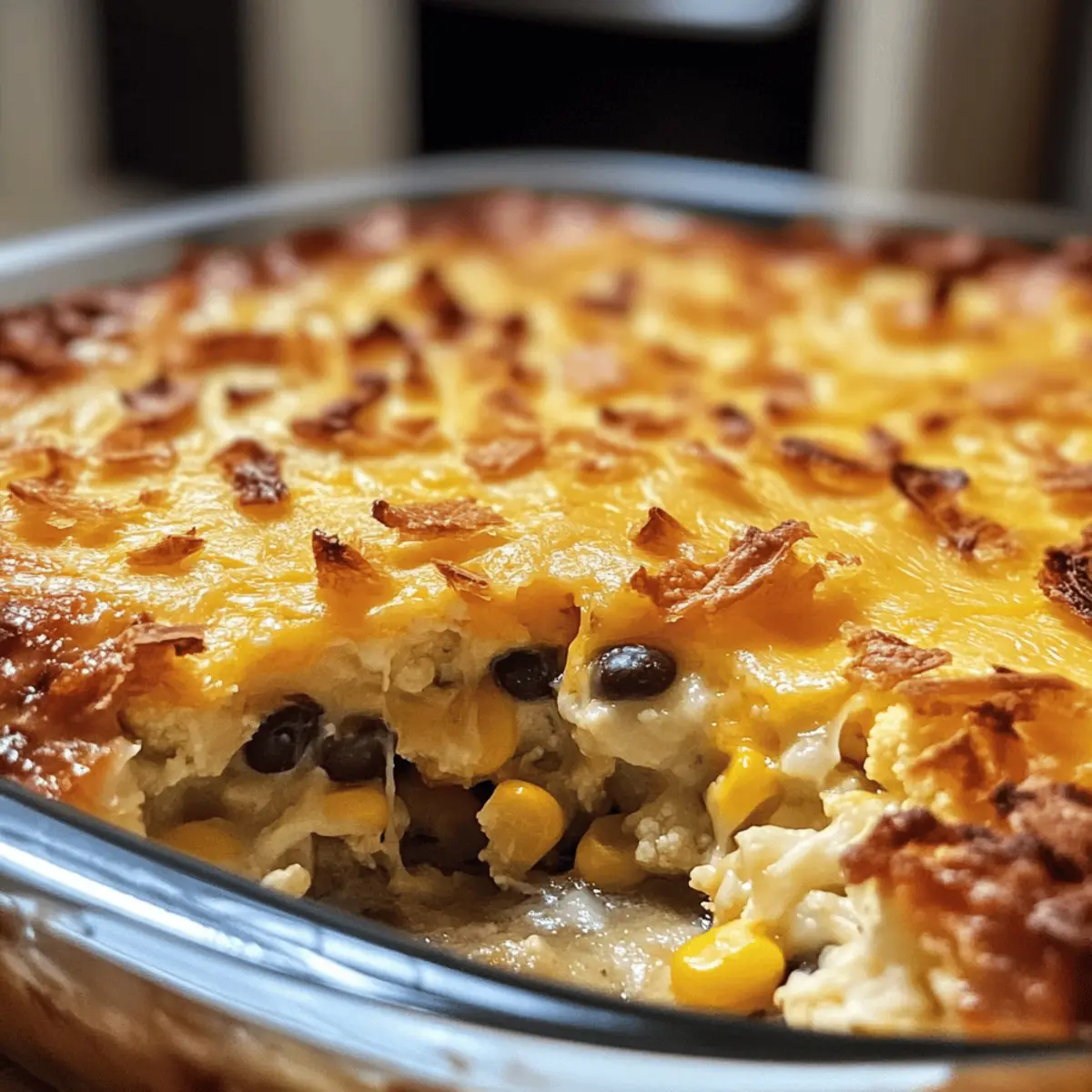 Bacon und Käse Quiche mit Hashbrown Kruste genießen