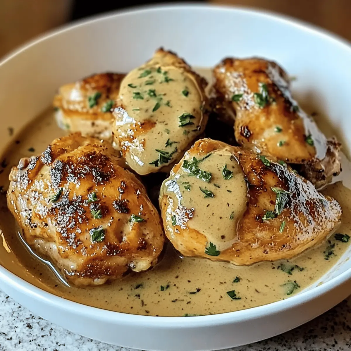 Irisches Huhn in Whiskey-Creme-Sauce für Genießer