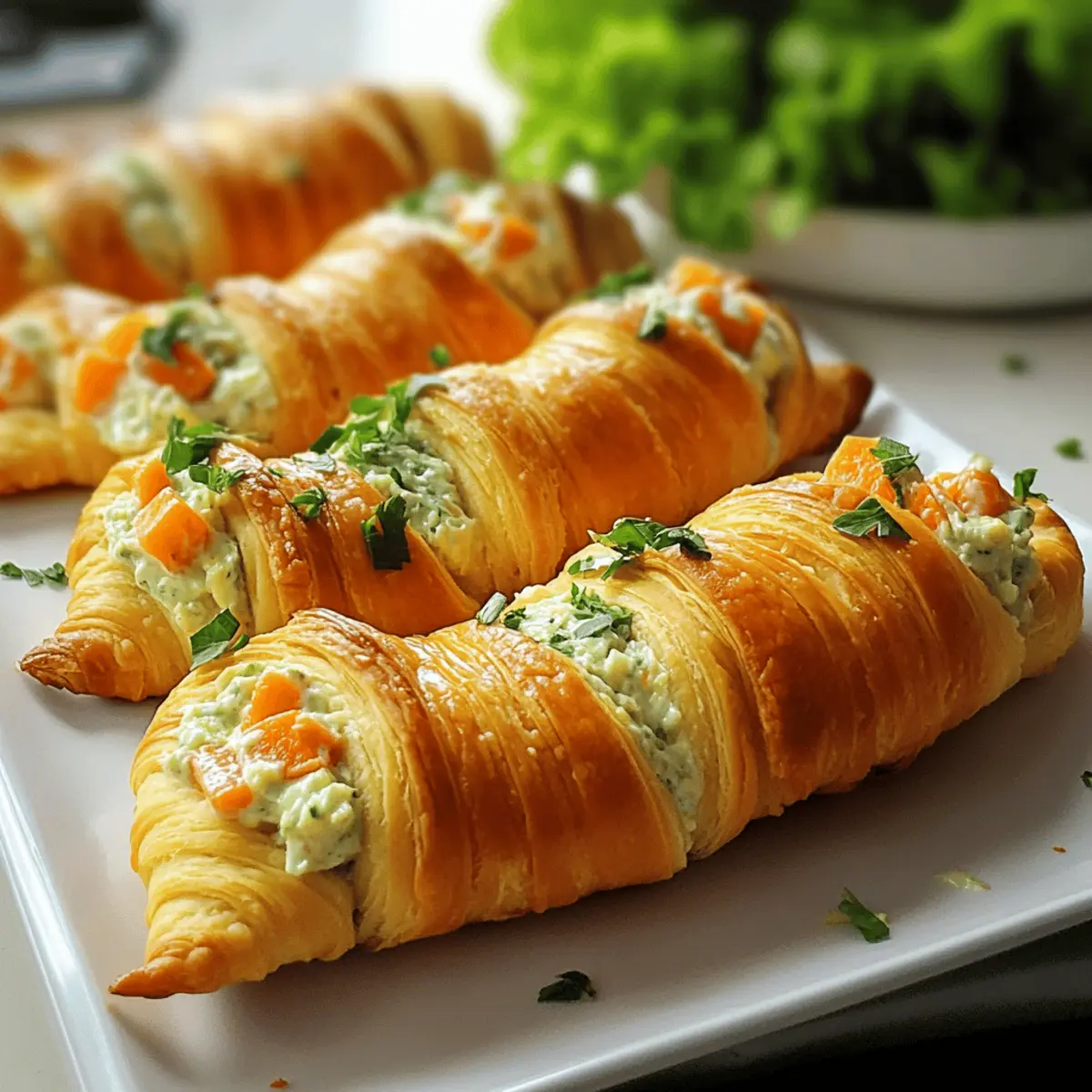 Gefüllte Hörnchenmöhren für einen bunten Brunch