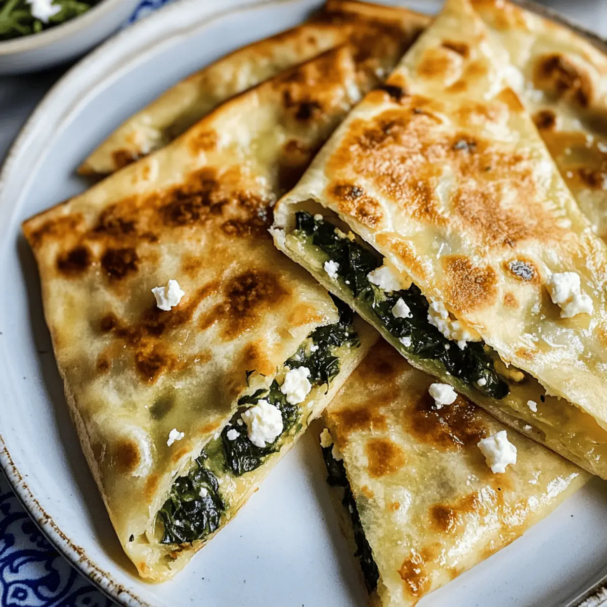 Gözleme - Teigfladen mit Spinat und Feta