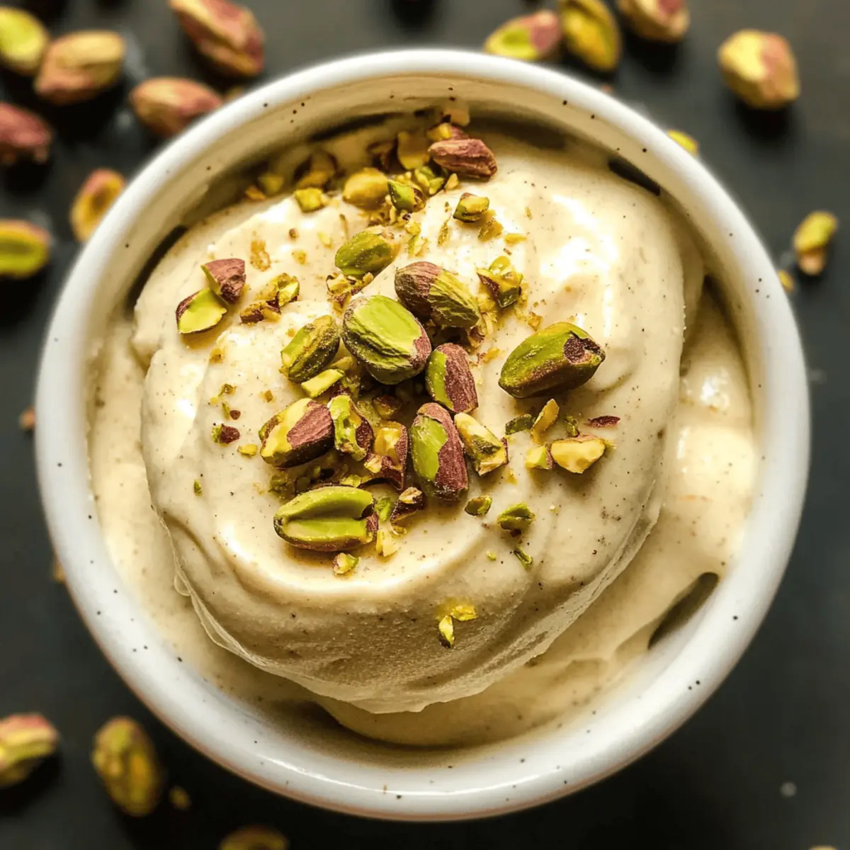 Pistazien-Kardamom-Eisjoghurt ganz leicht selbstgemacht