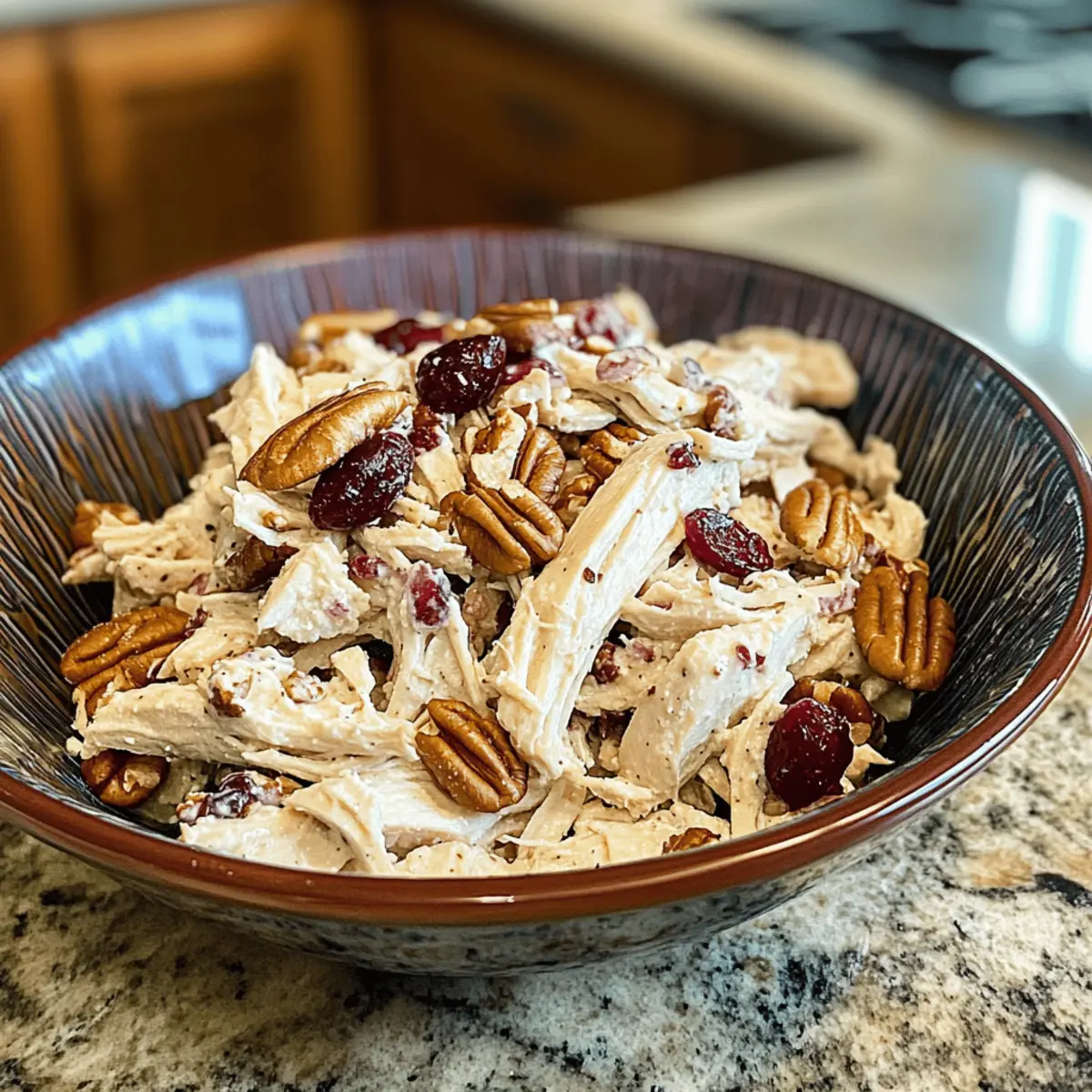 Honig Pecan Hähnchensalat für jeden Anlass
