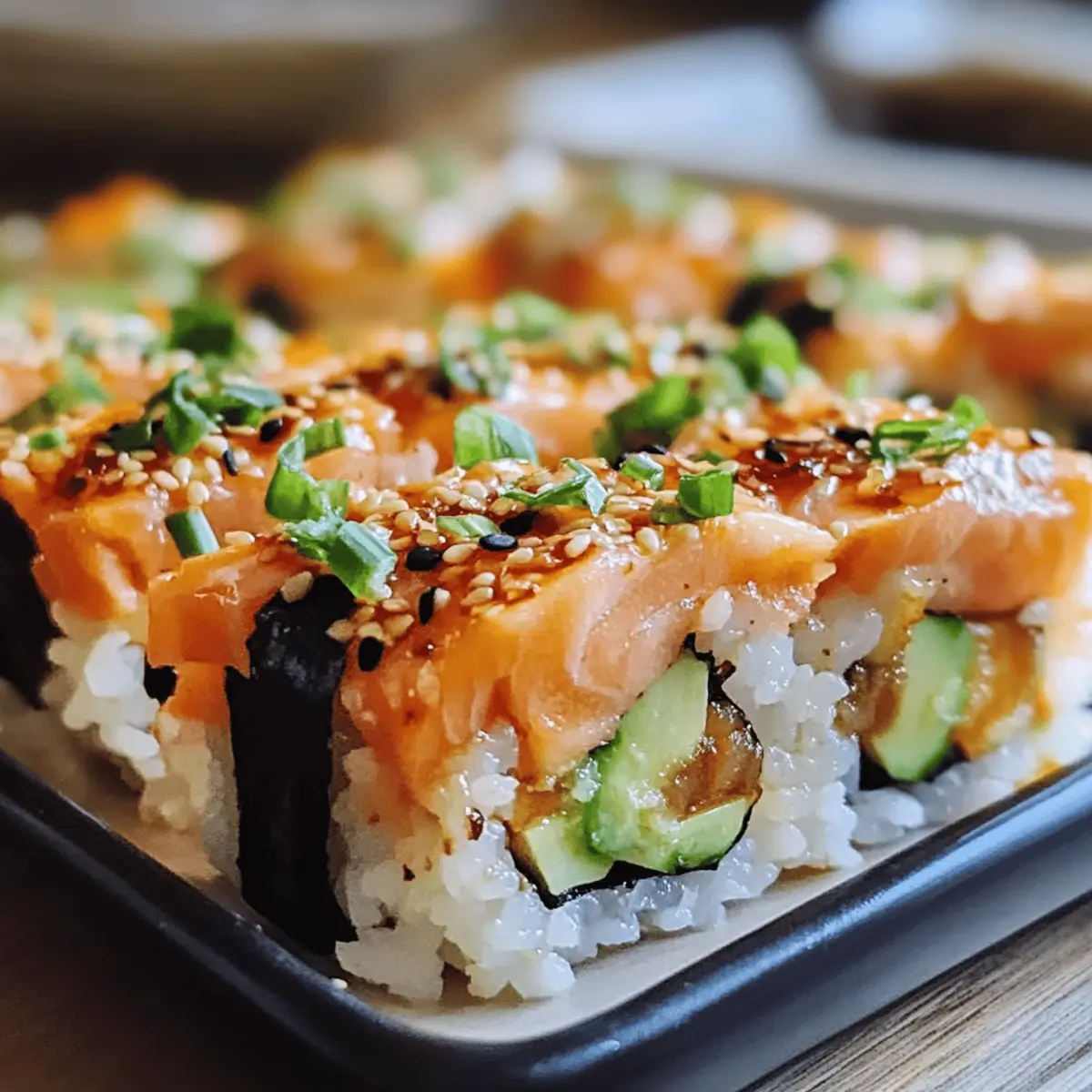Würziger Lachs Sushi Auflauf – Einfach & Lecker!