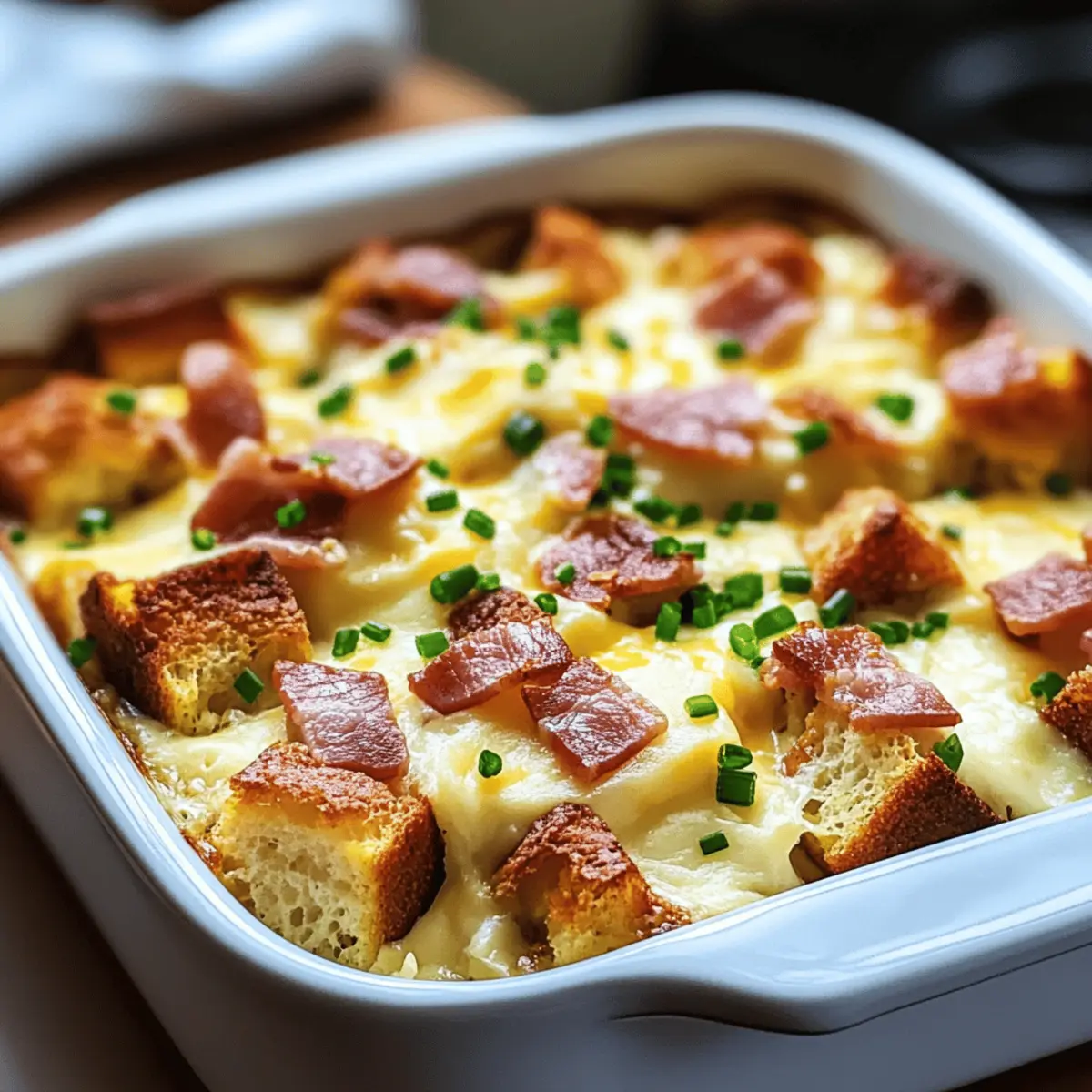Eier Benedict Auflauf für ein stressfreies Brunch
