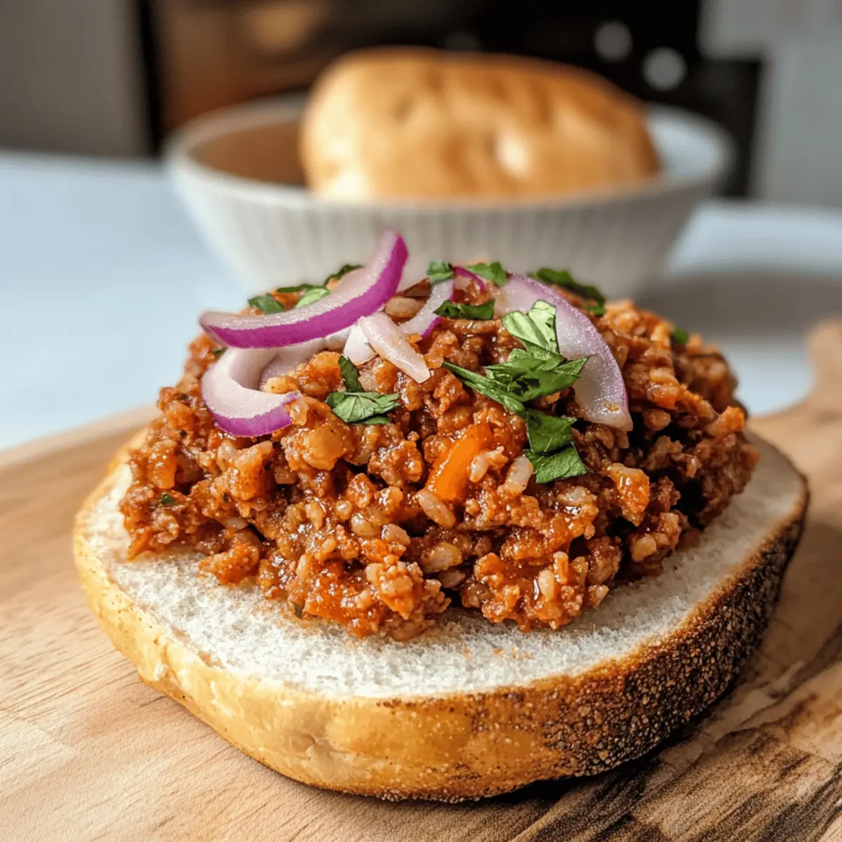 Veganes Mett aus Reiswaffeln selbstgemacht
