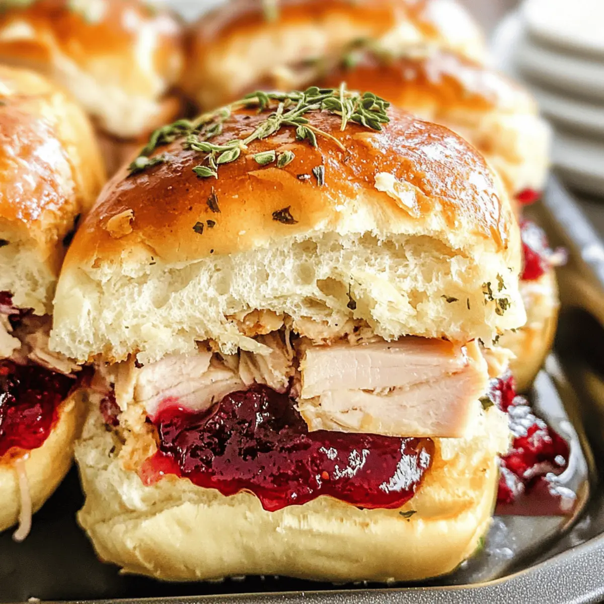Cranberry Truthahnschieber für frohe Feiertage