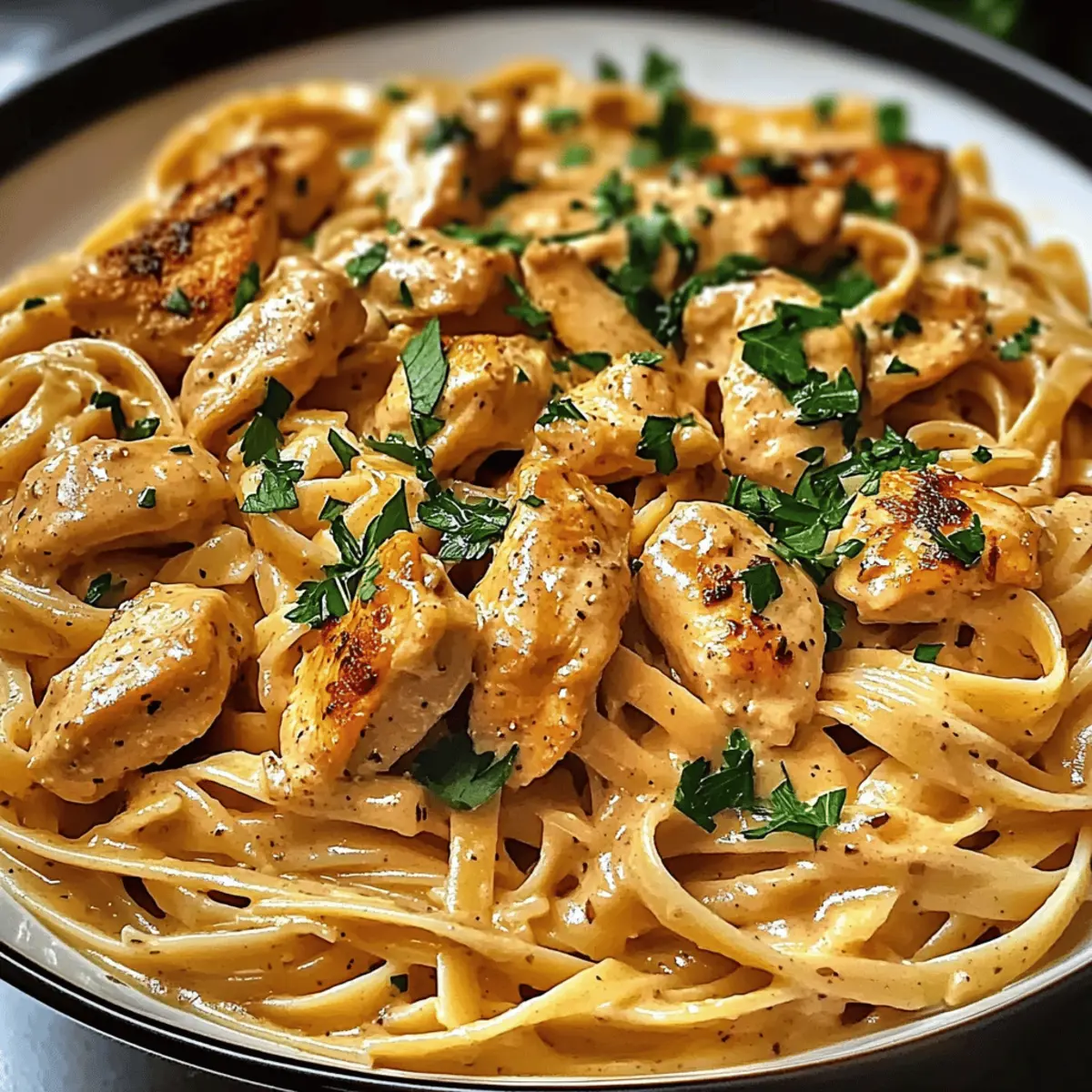 Cowboy Butter Hühnchen Linguine in 30 Minuten