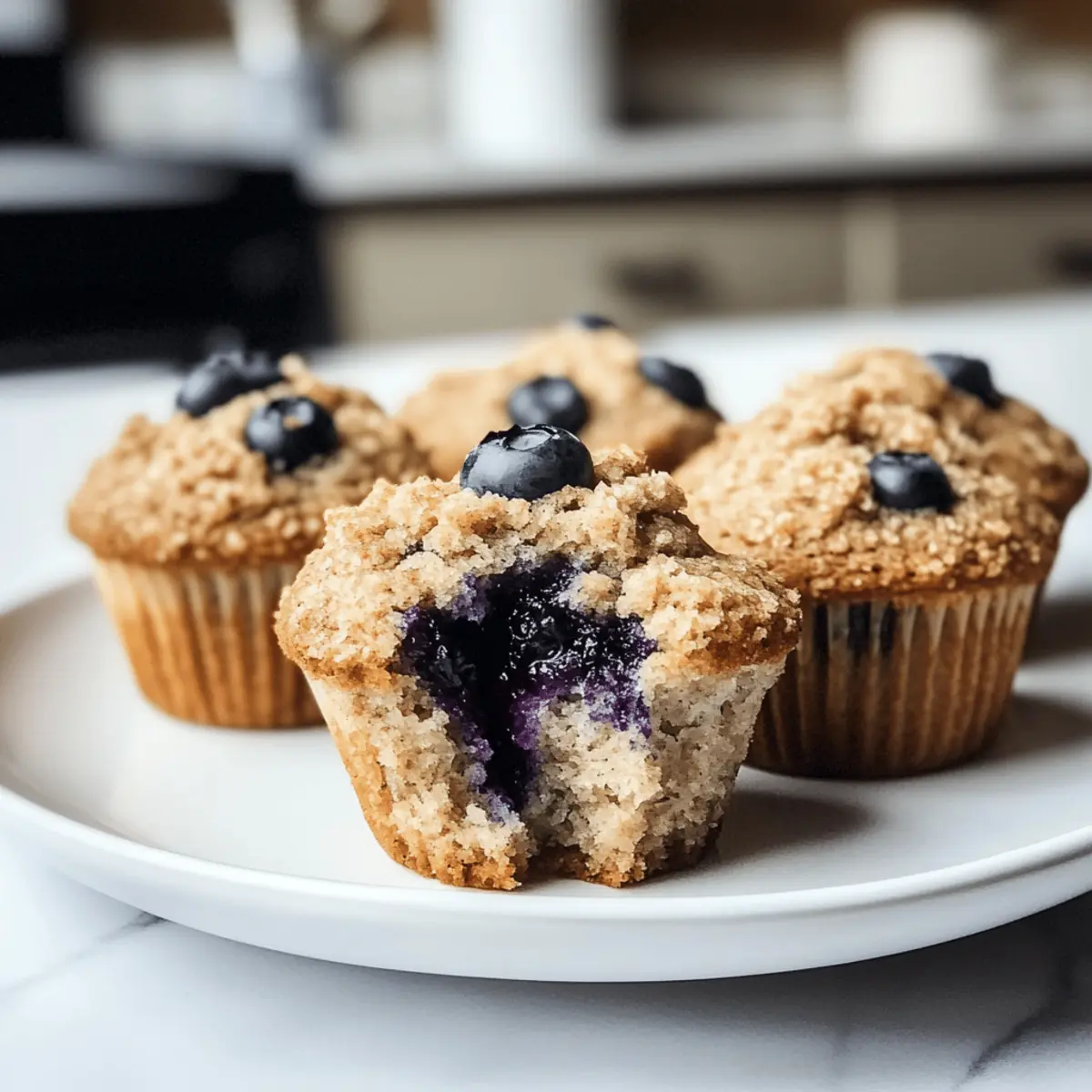 Vegane Muffins mit Blaubeeren für jeden Anlass