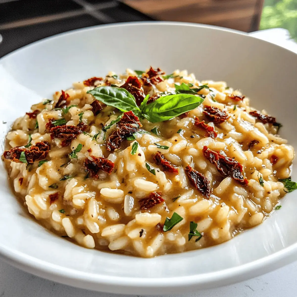 Sonnengetrocknete Tomatenrisotto für Einsteiger