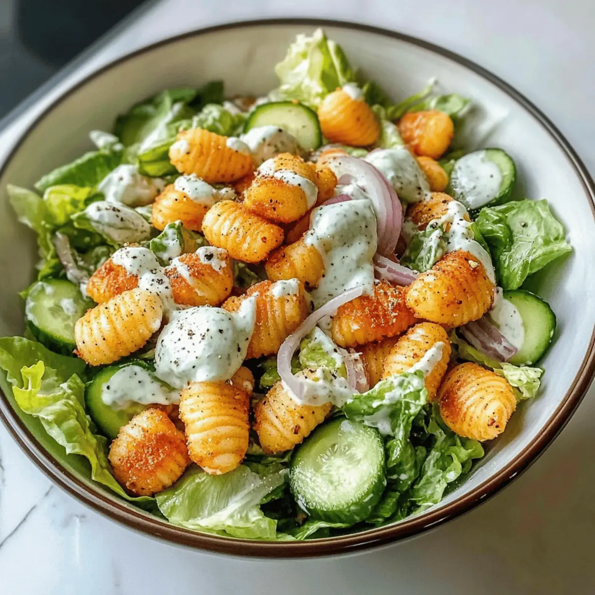 Knuspriger Gnocchi-Salat für gesunde Genussmomente