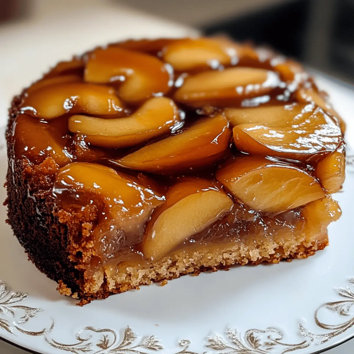 Apfel-Unten-Drehtorte für den perfekten Herbstgenuss