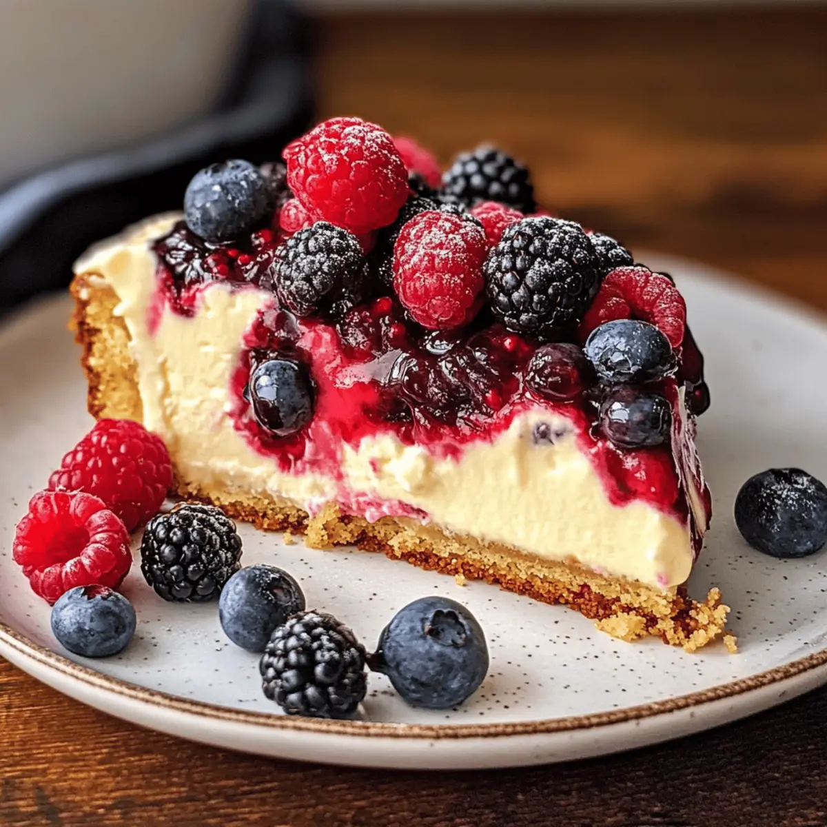 Beerenkuchen mit Cheesecakefüllung für Naschkatzen