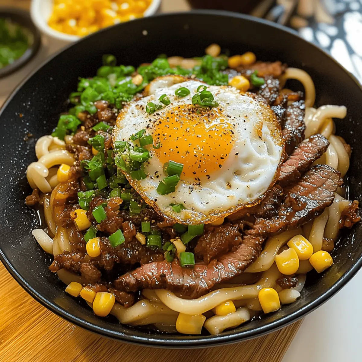Schnelle Pepper Lunch mit Udon für Zuhause